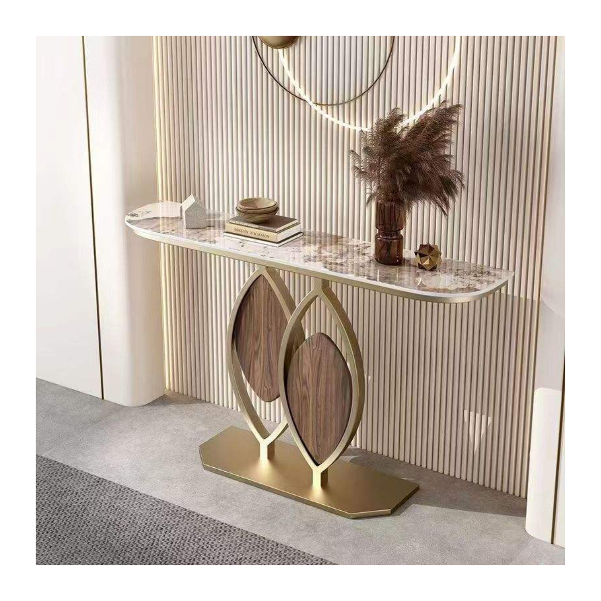 Marquise Petal Console Side Table